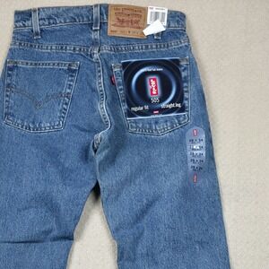 Vintage 90s NWT Levi's 505 Jeans Mens 29x34 USA Made Regular Straight Leg Y2K